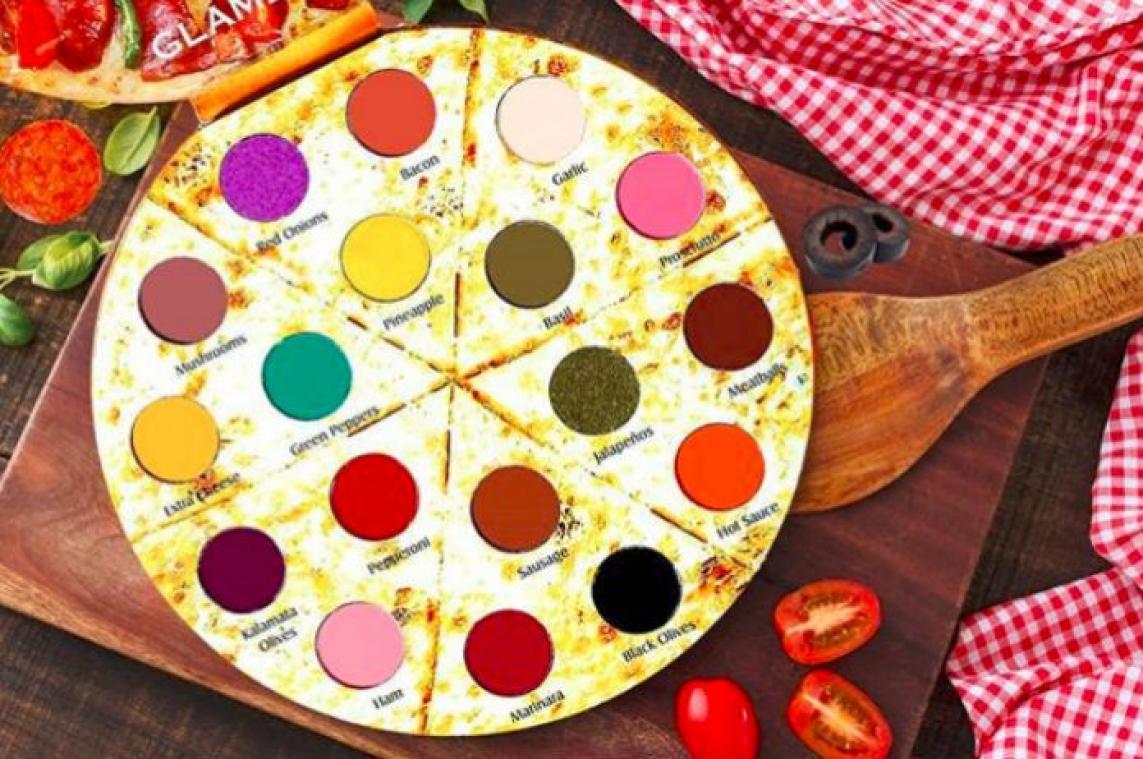 'Pizza Palette': make-up om van te smullen