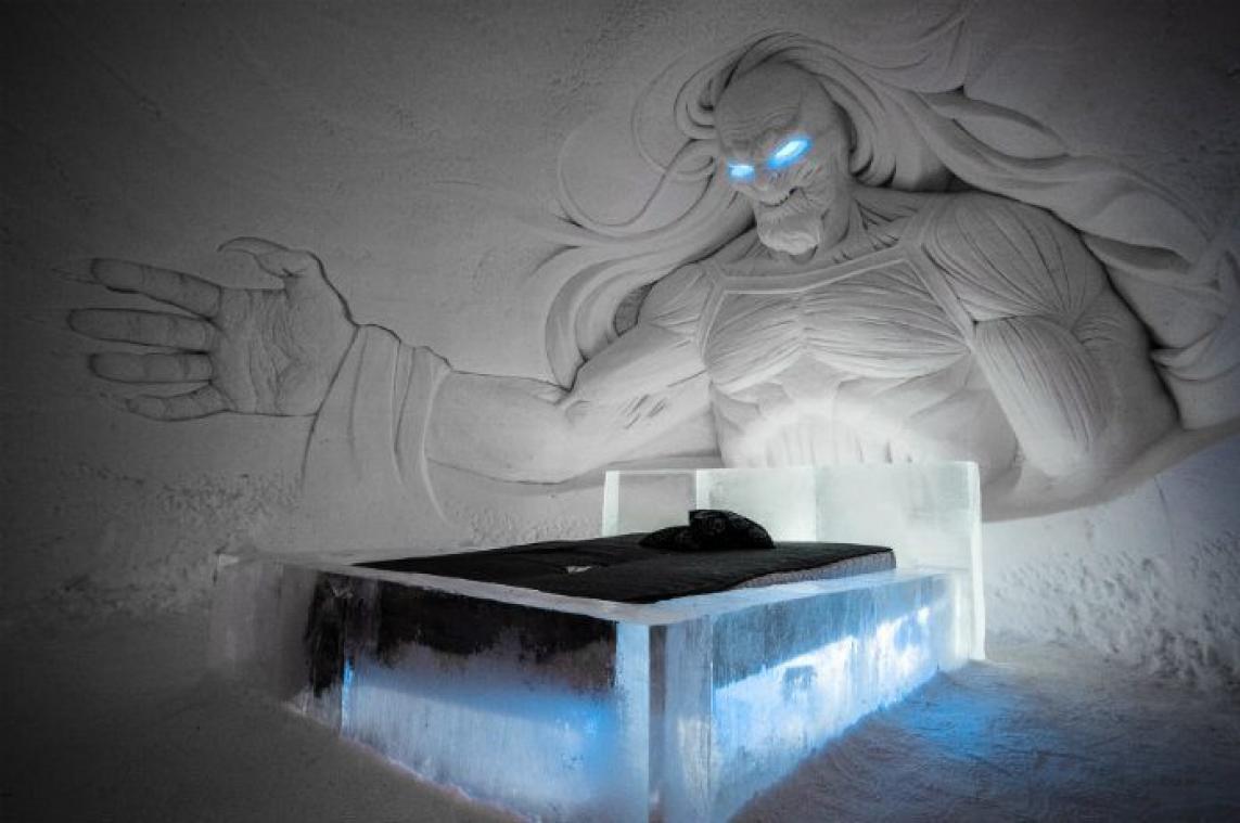 IN BEELD De winter is gearriveerd met dit 'Game of Thrones'-hotel