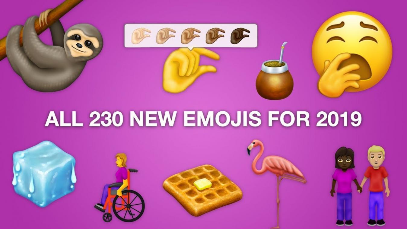 VIDEO. Dit zijn de nieuwe emoji van 2019
