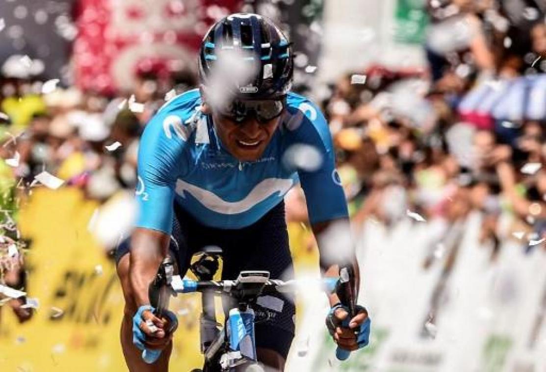 Ronde van Colombia - Quintana valt door onvoorzichtige fan maar wint toch, Lopez pakt eindzege