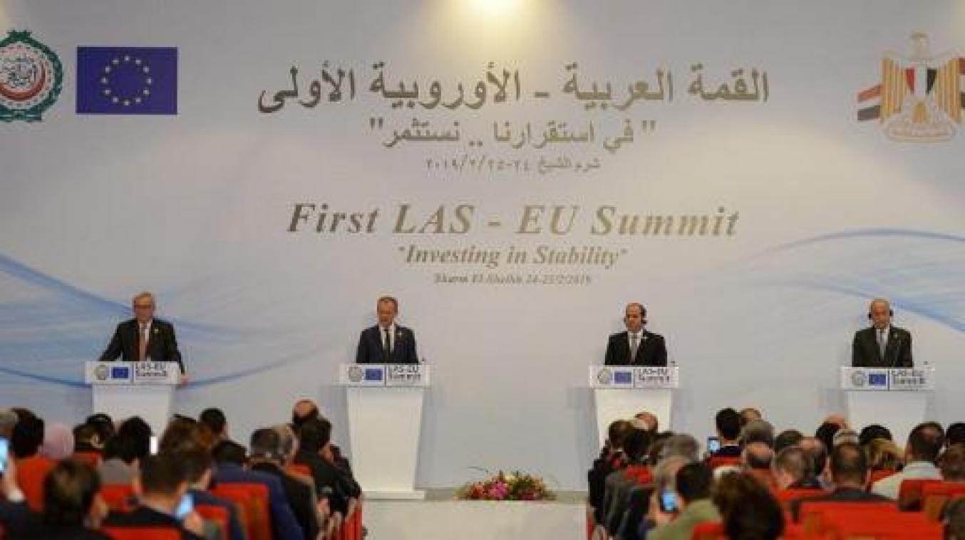 Arabisch-Europese top - EU en Arabische Liga kondigen "nieuw tijdperk" aan, ondanks verschillen