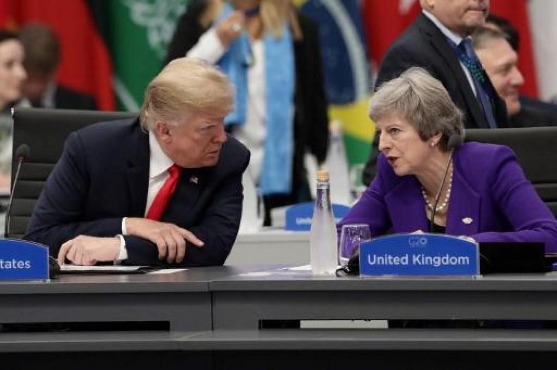 Trump ziet "enorm potentieel" voor handelsakkoord met Verenigd Koninkrijk