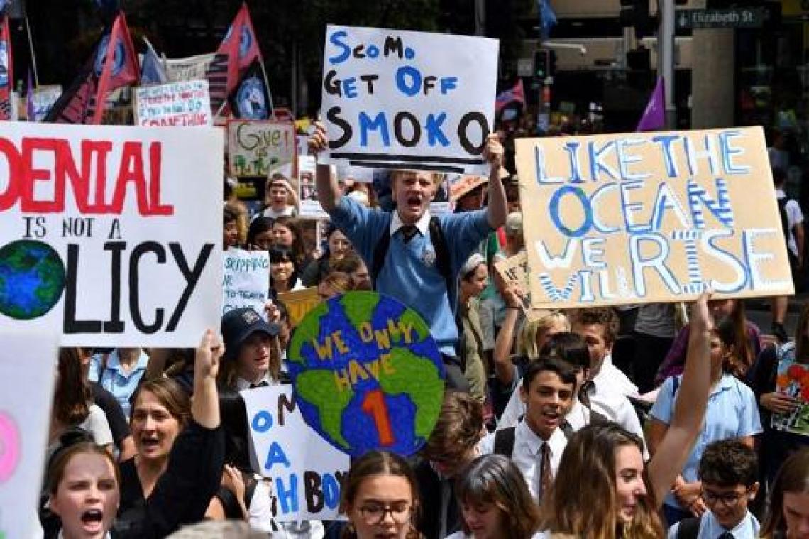 150.000 klimaatbetogers op straat in Australië