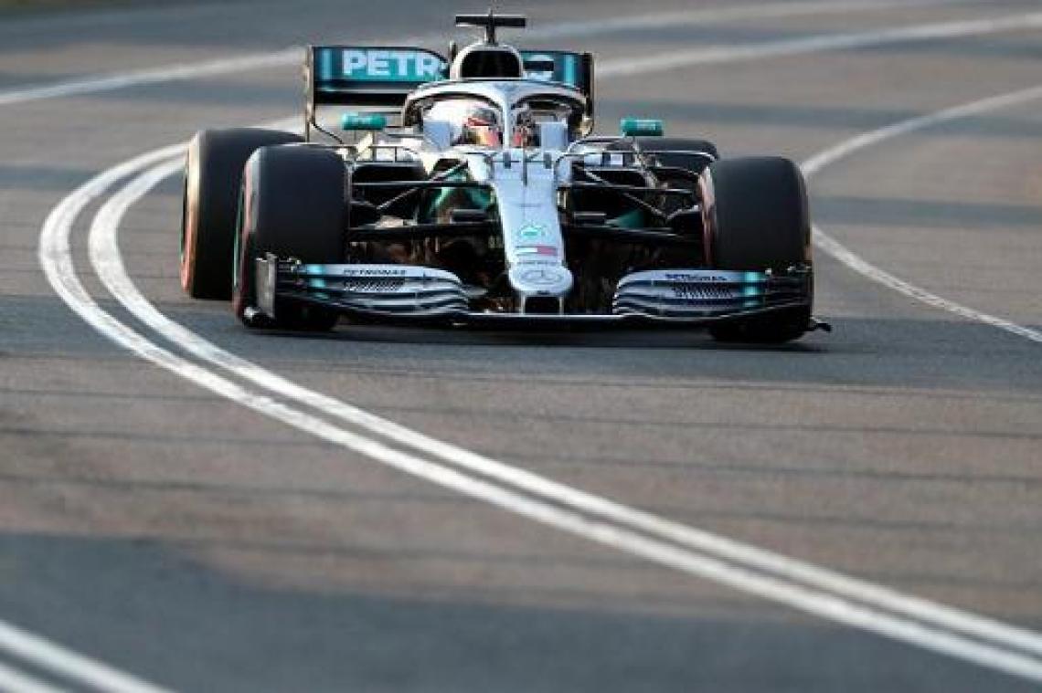 F1 - GP van Australië - Hamilton verovert eerste pole van het seizoen