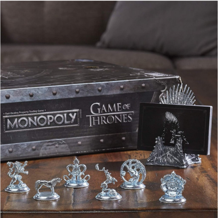 Zit zelf op de troon met het nieuwe 'Game of Thrones'-monopolyspel