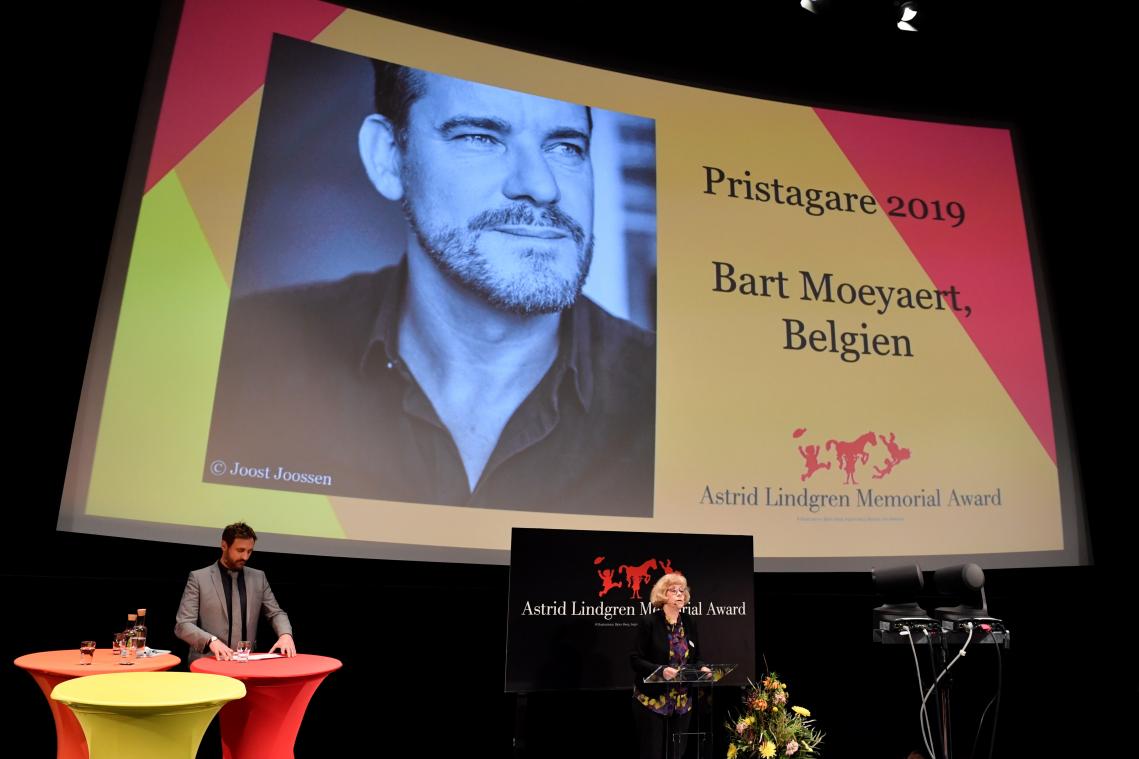 Bart Moeyaert wint 480.000 euro met 'Nobelprijs voor Jeugdliteratuur'