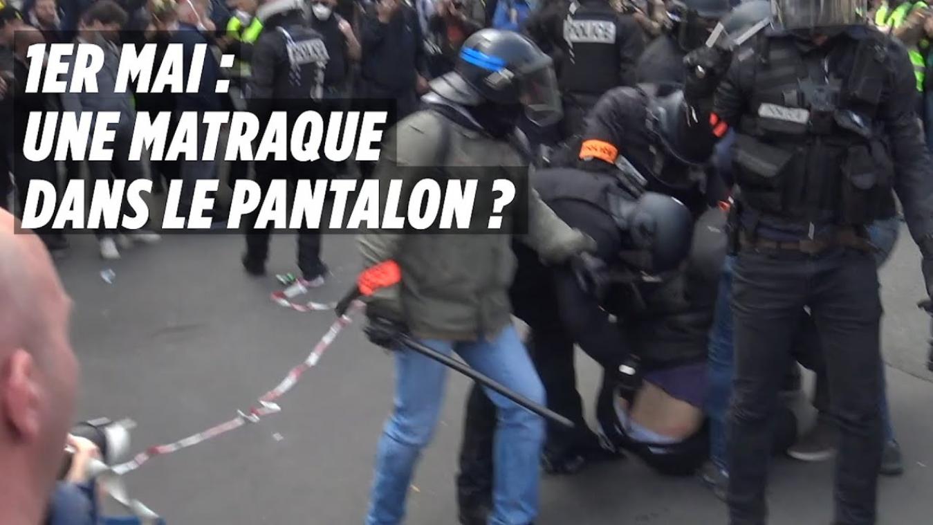 VIDEO. Parijse agent steekt matrak tussen billen van betoger