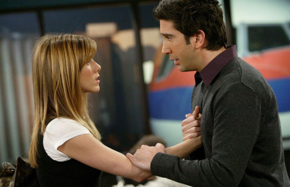 Zo zou de relatie tussen Ross en Rachel uit 'Friends' er vandaag uitzien