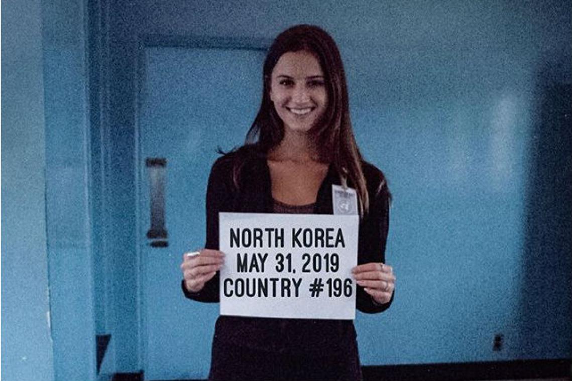 21-jarige vrouw bezocht alle landen ter wereld en breekt zo wereldrecord