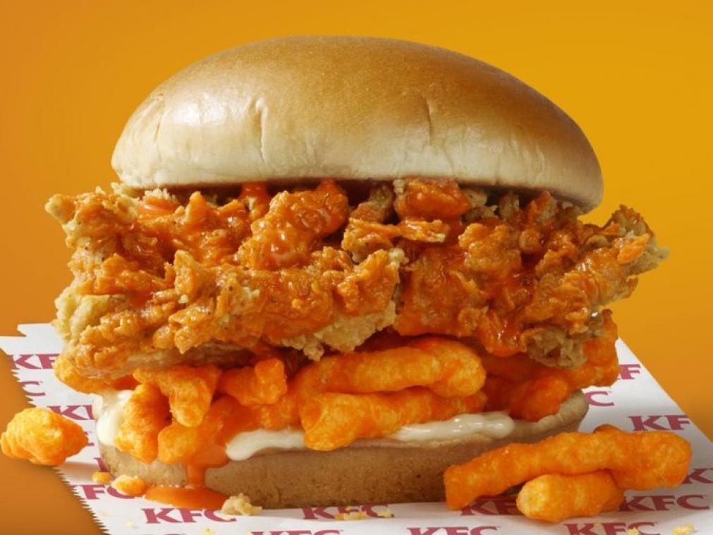 KFC laat maandag Cheetos Chicken Sandwich op de wereld los