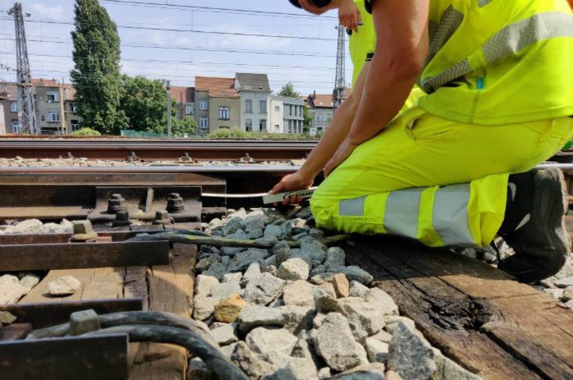 Maand lang verstoord treinverkeer in Brussel: Infrabel nuanceert