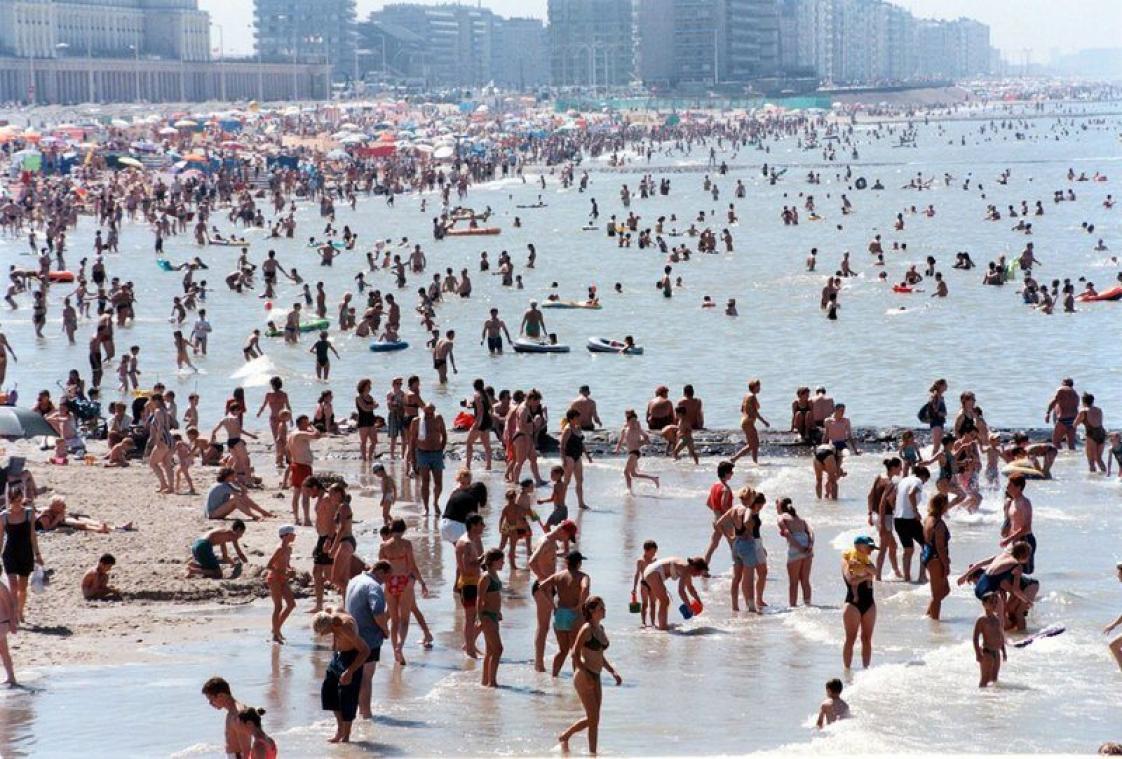 Drie miljoen dagtoeristen bezochten de Belgische kust in juli