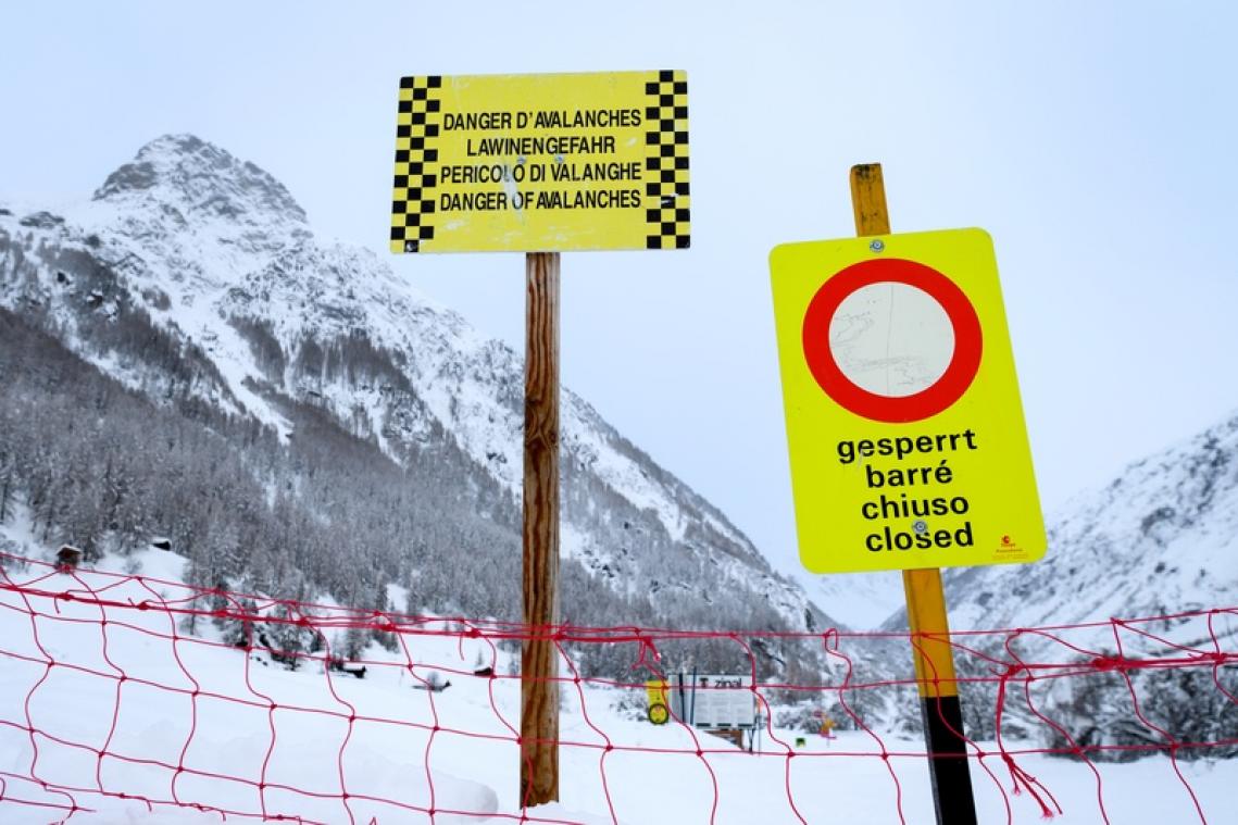 Vier doden bij lawines in Alpen