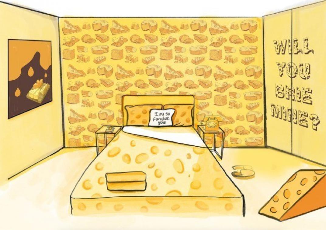 Cheese lovers opgelet: je kan binnenkort logeren in een kaashotel