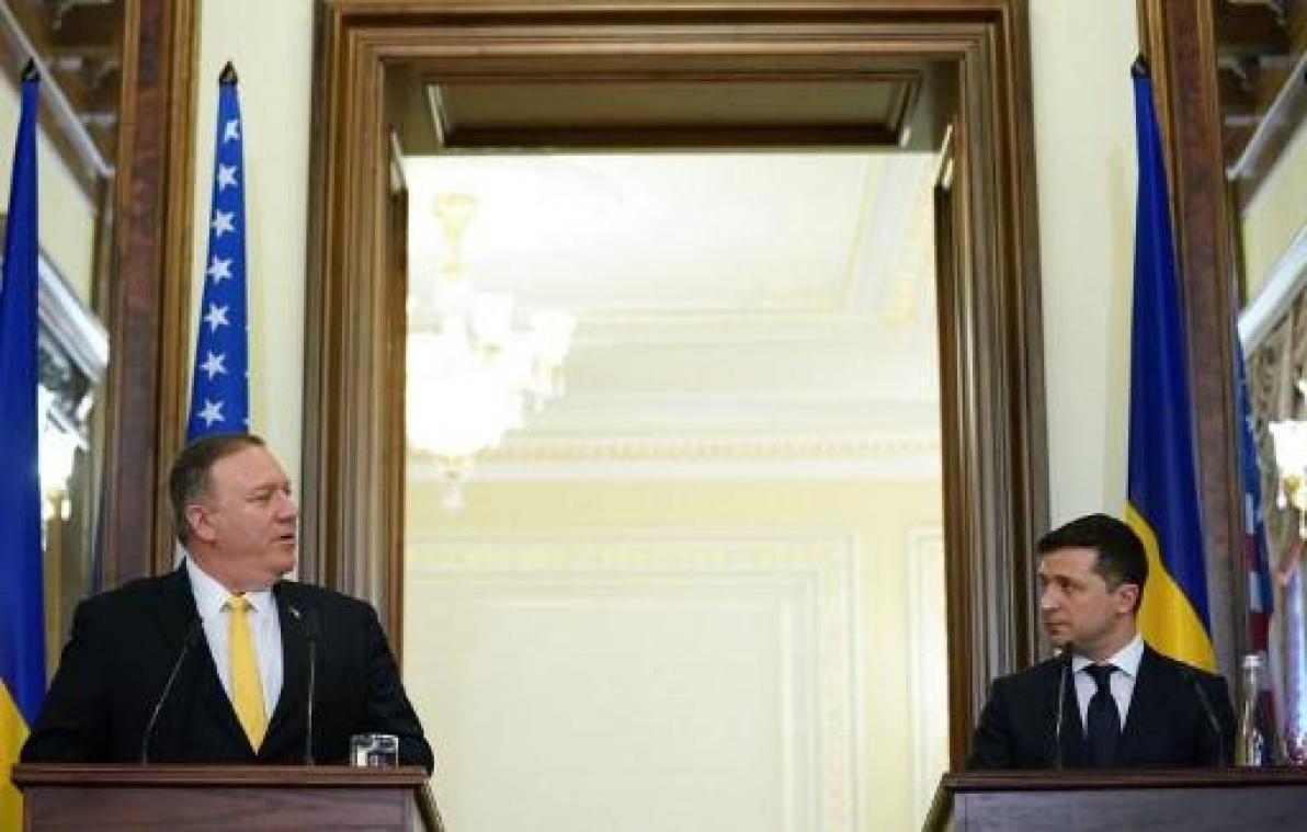 Amerikaanse steun aan Oekraïne "zal niet afnemen", zegt Pompeo
