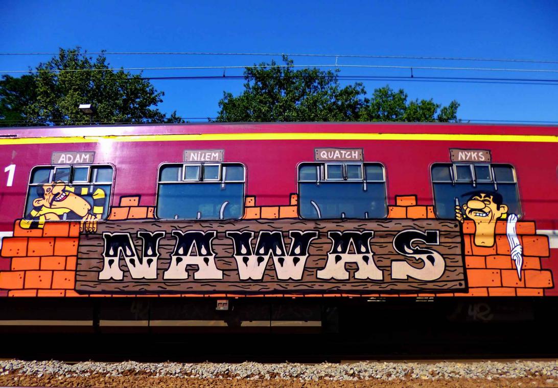Deze treintoestellen kregen een graffiti make-over