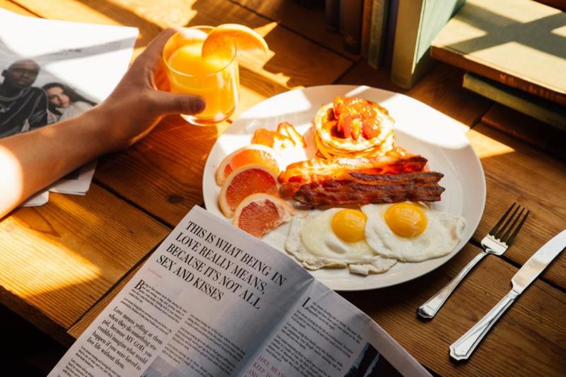 Een uitgebreid ontbijt laat je dubbel zo veel calorieën verbranden