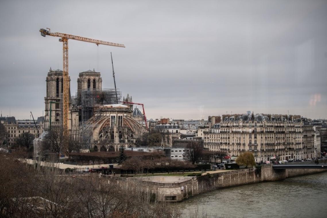 Ook de restauratie van de Notre-Dame lijdt onder Covid-19