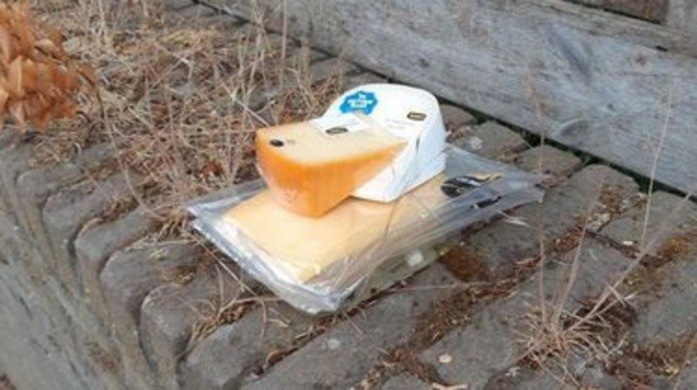 Politie vat 'kaasdief': wie mist deze stukken kaas?