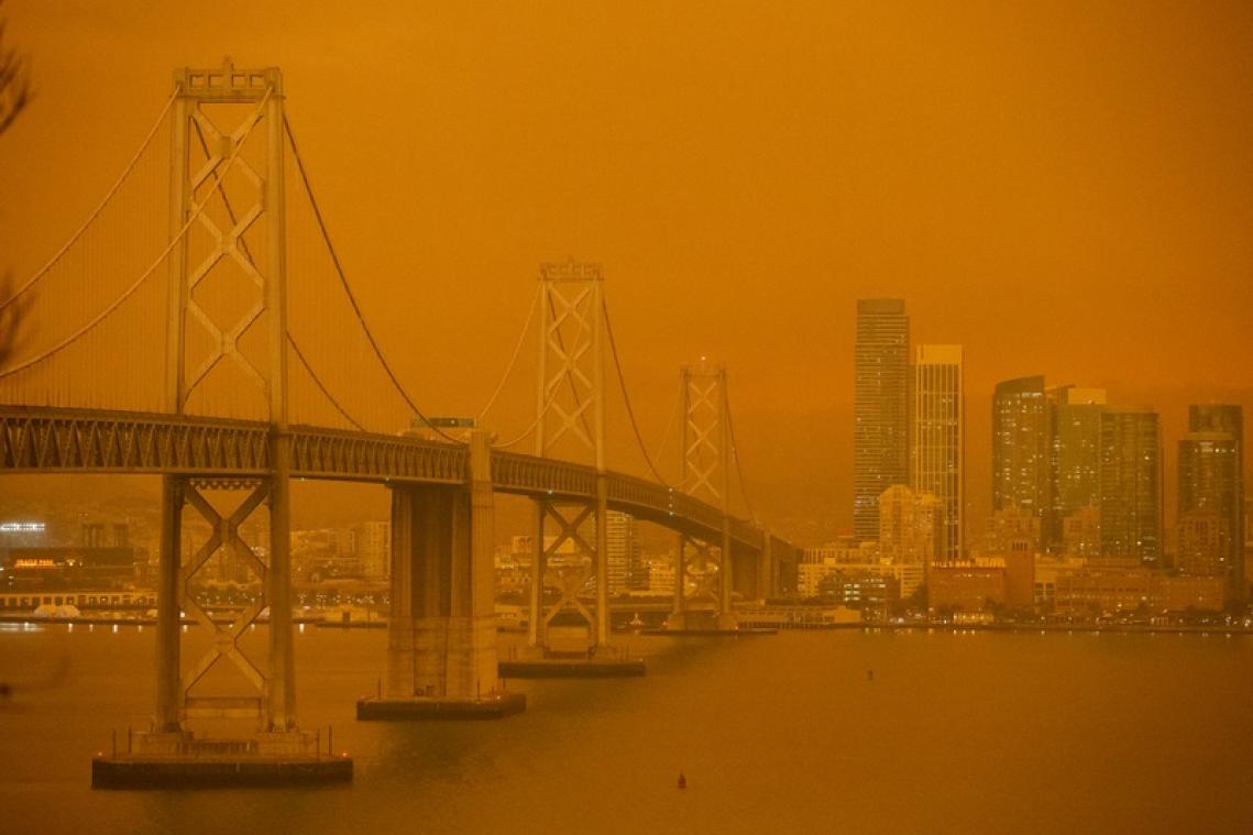 Apocalyptische taferelen in San Francisco door bosbranden (foto's)