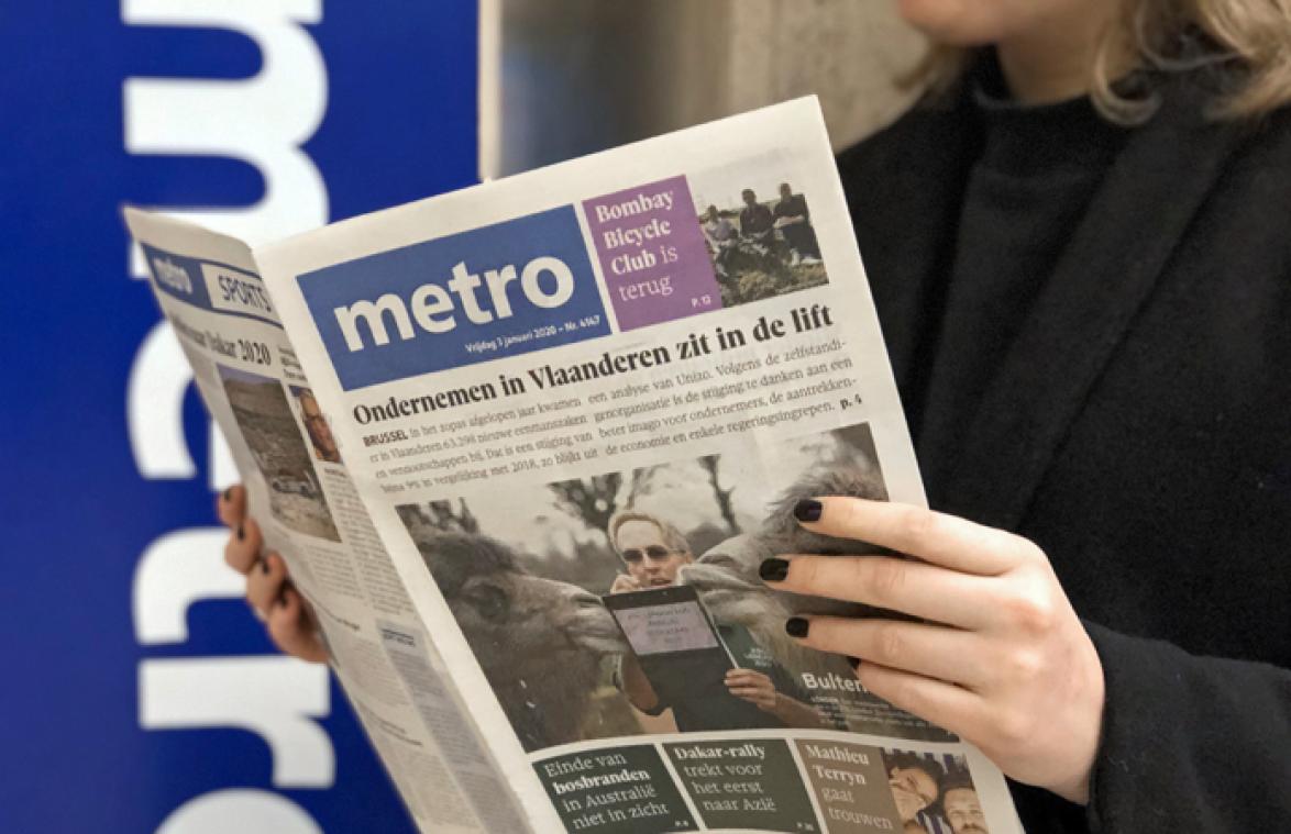 Metro blijft groeien en ziet lezersbereik sterk stijgen