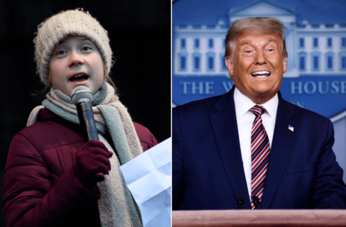 Greta Thunberg neemt na bijna jaar wachten eindelijk hilarische WRAAK op Donald Trump (foto)