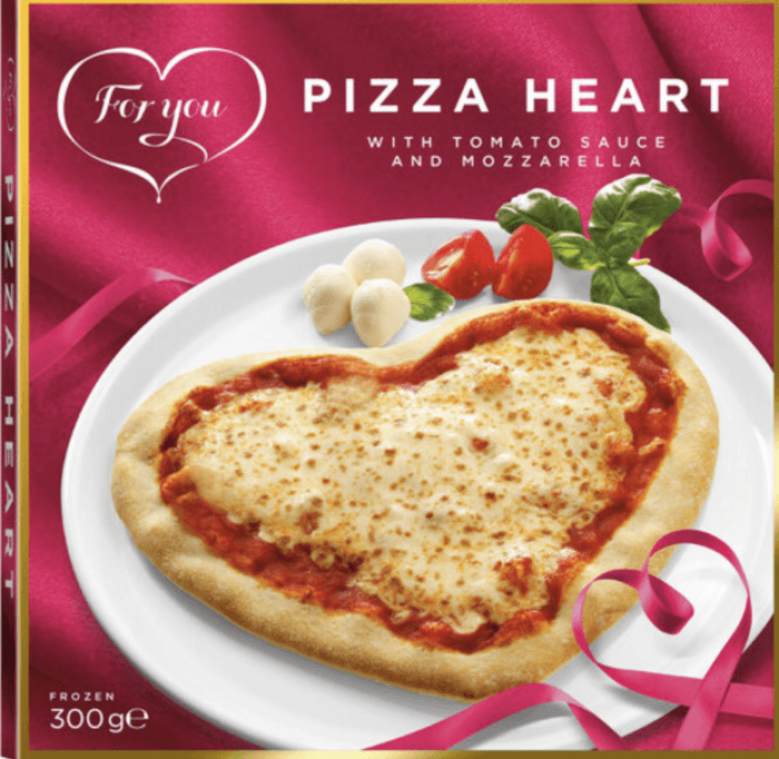 Met deze pizza in hartvorm scoor je op Valentijn