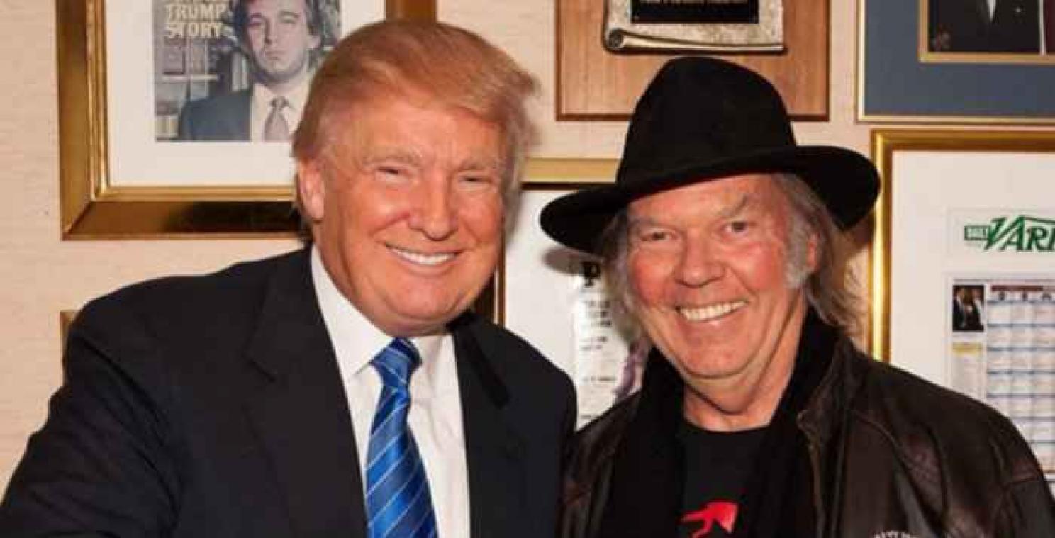 Neil Young geeft Donald Trump toestemming om nummer te gebruiken
