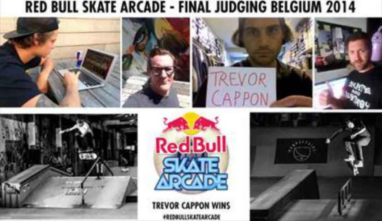Trevor Cappon vertegenwoordigt België op de Red Bull Skate Arcade World Finals
