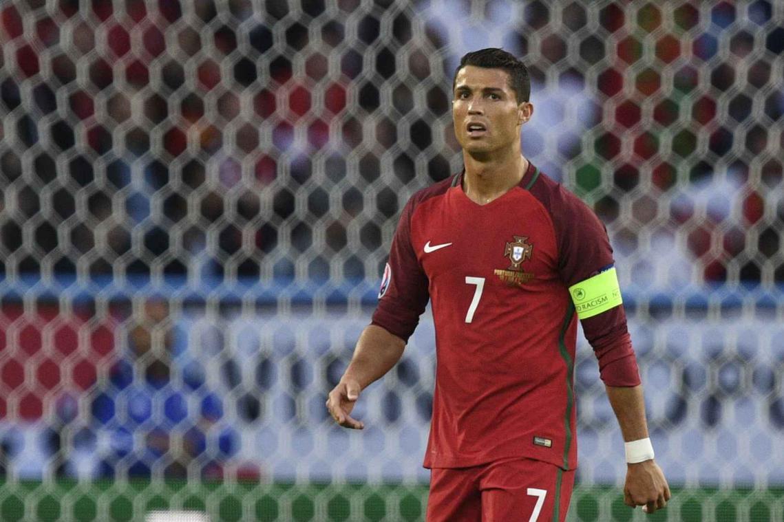 Cristiano Ronaldo's sprongetje mikpunt van spot