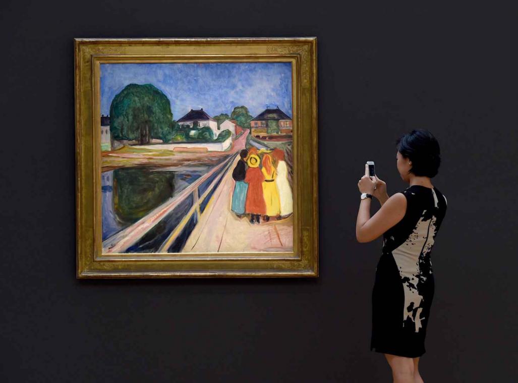 'Meisjes op de brug' van Munch geveild voor 50,6 miljoen euro