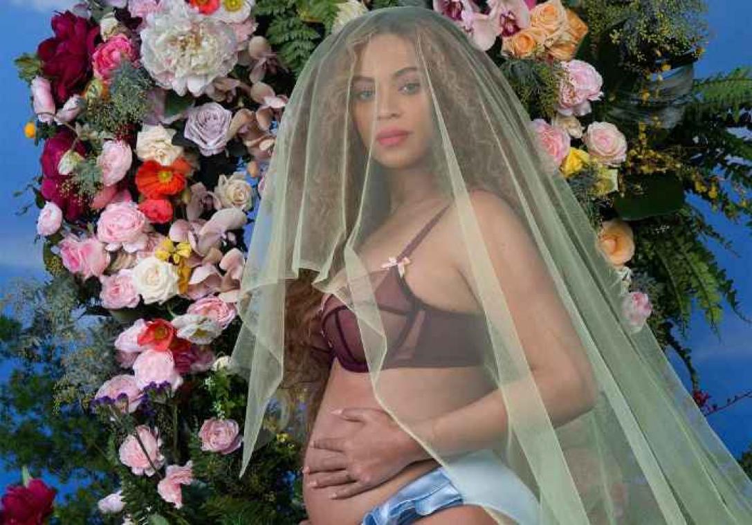 Zwangere Beyoncé breekt Instagramrecord