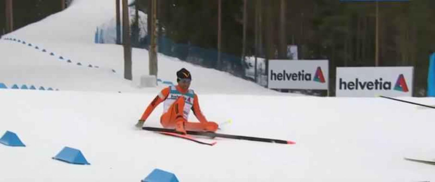 Venezolaan blundert op Fins skikampioenschap