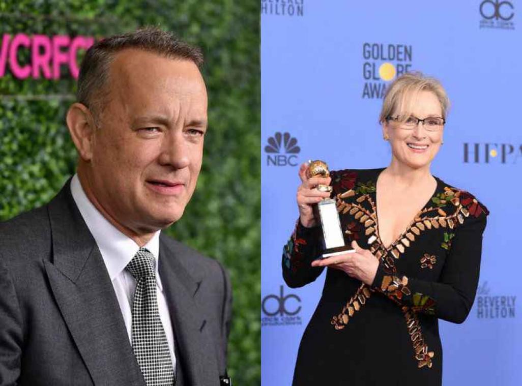 Tom Hanks en Meryl Streep spelen in nieuwe film Spielberg