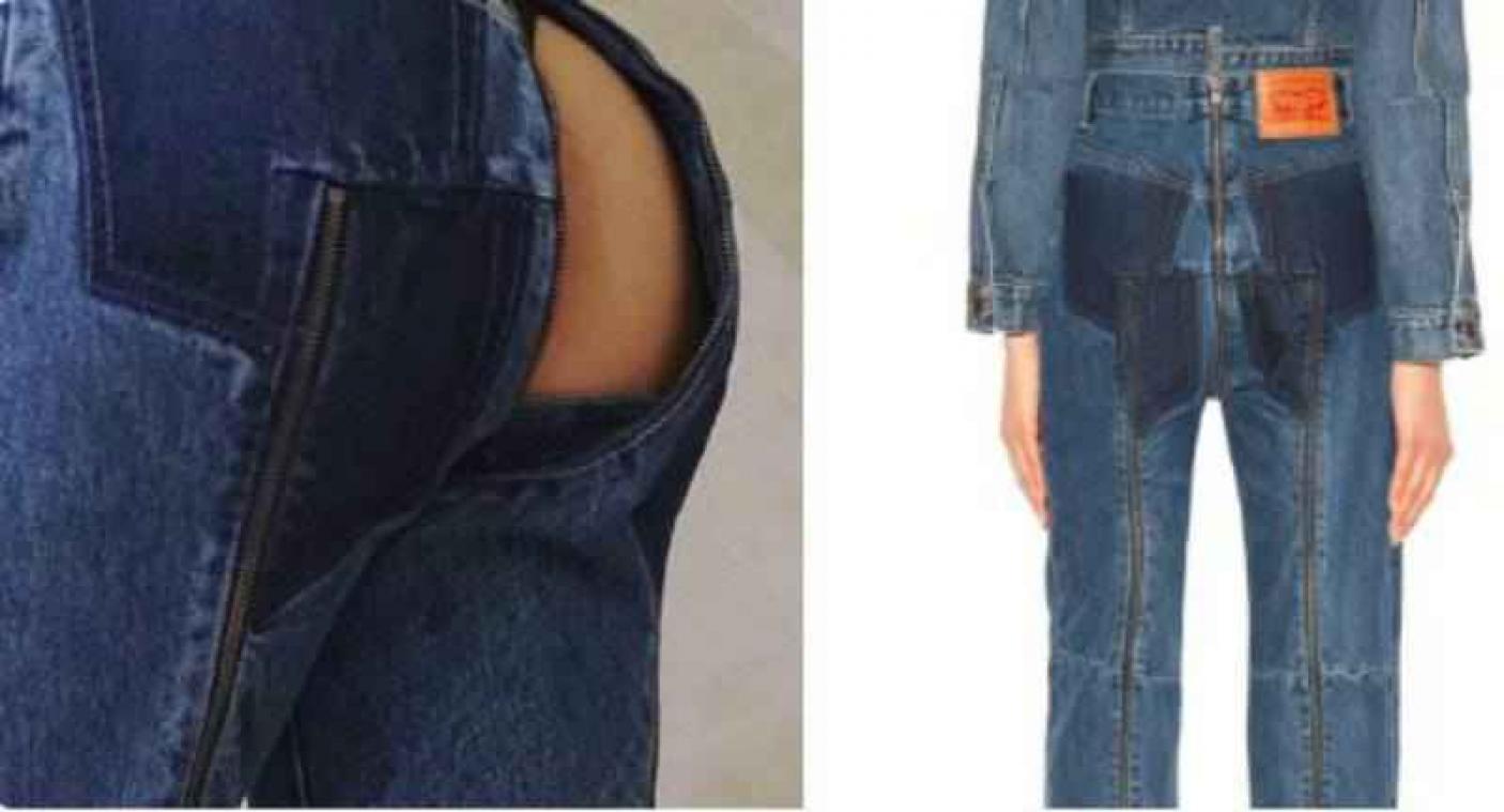 POLL. Durf jij deze jeans met onthullende rits te dragen?