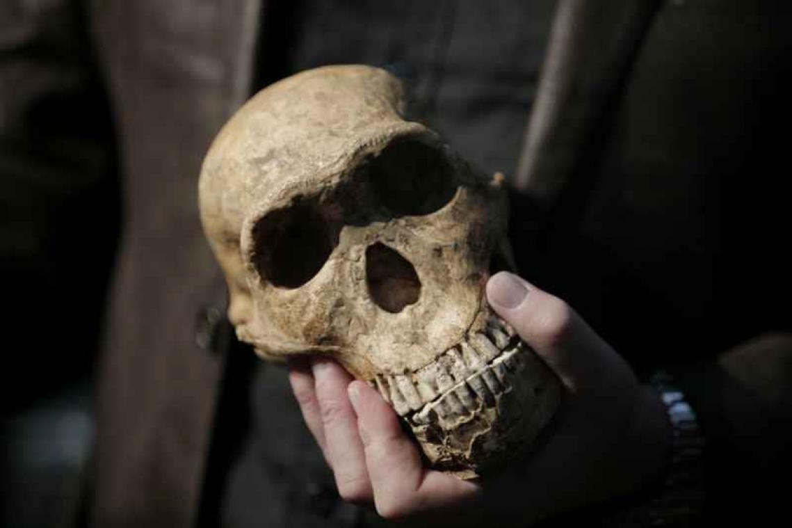 Grot met oude menselijke overblijfselen ontdekt