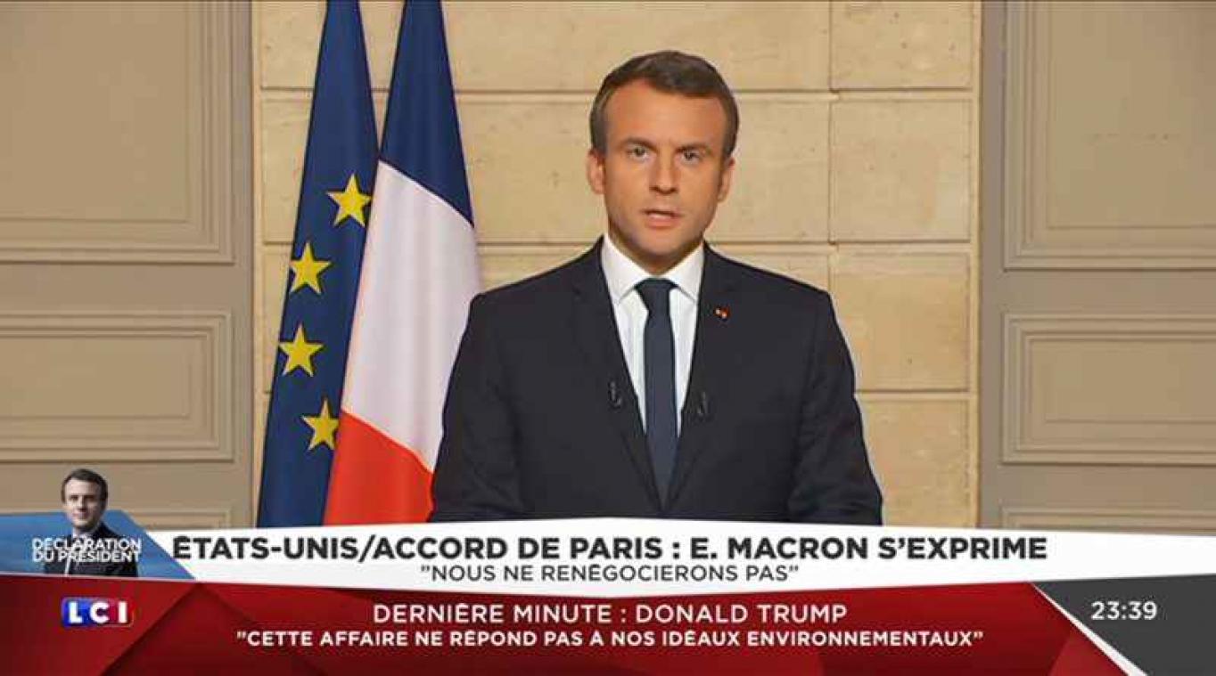 Macron: "Make our planet great again"