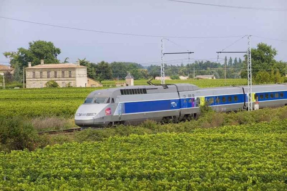 Frankrijk per flitsende trein