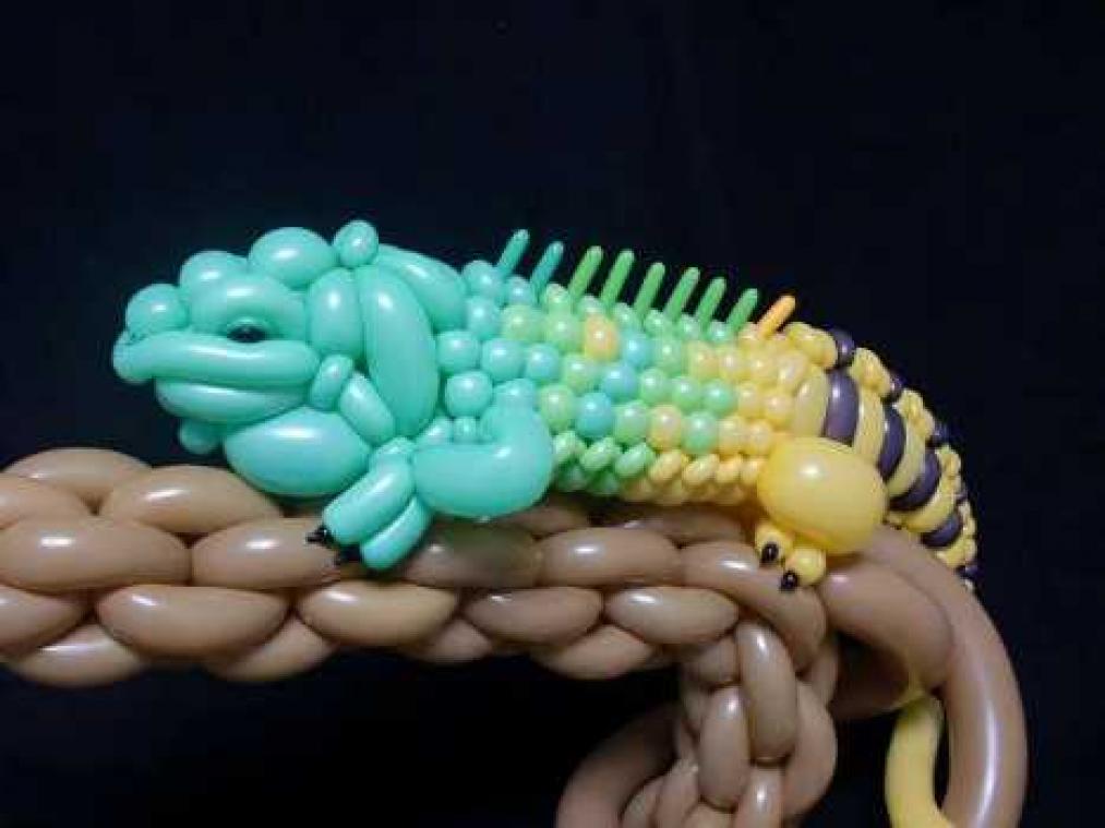 Japanse artiest creëert fenomenale kunst met ballonnen