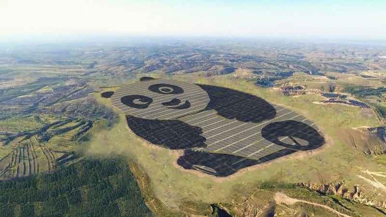 Panda power: China bouwt het schattigste zonnepark