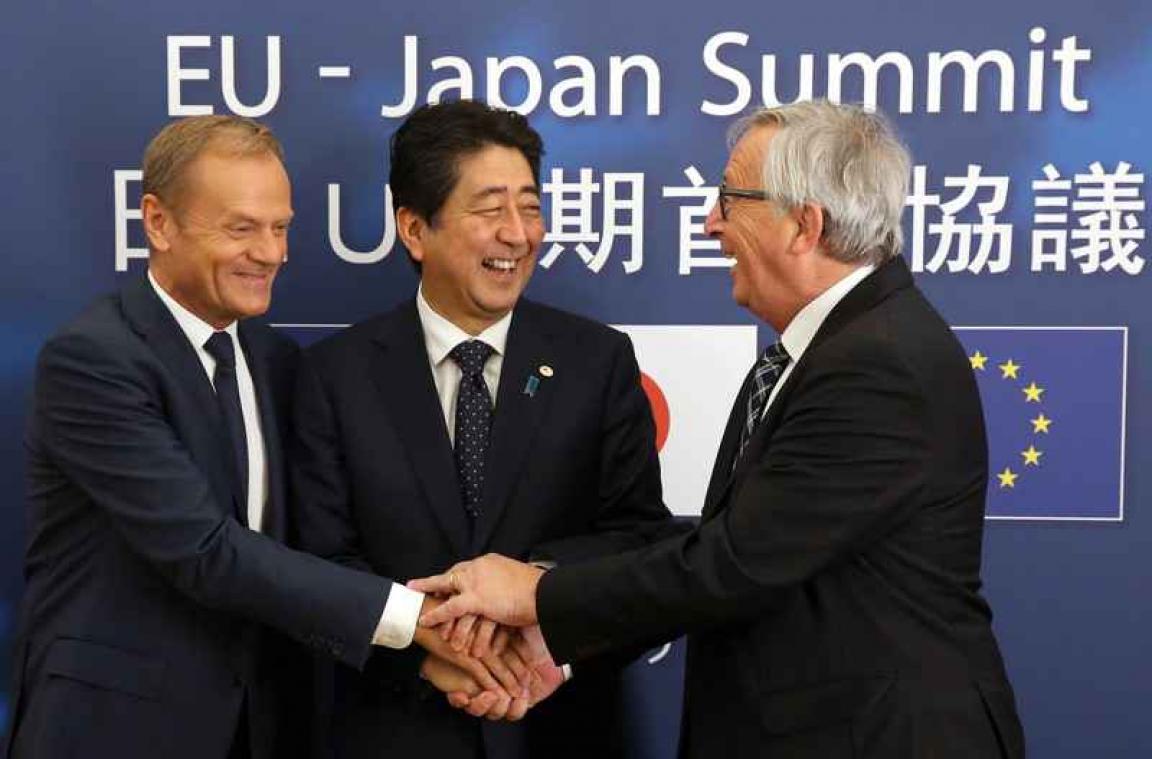 Japan en EU sluiten grootste handelsverdrag ooit