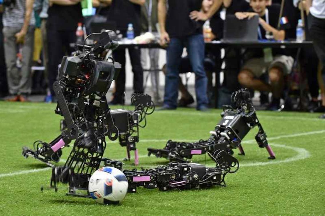 Franse universiteit wint WK voetbal voor robots