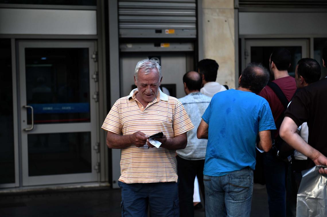 Grieken moeten cash betalen op luchthaven