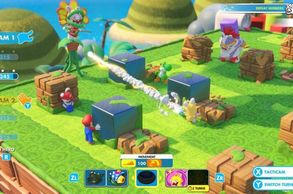 Mario + Rabbids Kingdom Battle vormen een onwaarschijnlijke, maar geniale mix