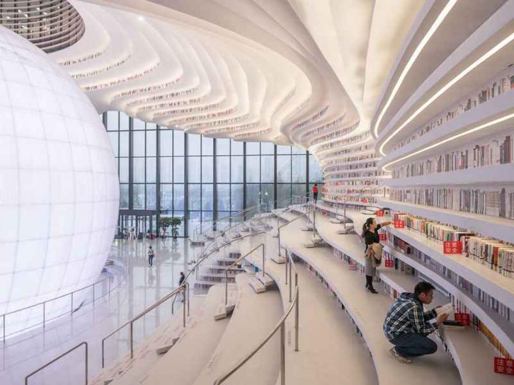 China opent waanzinnig mooie bibliotheek