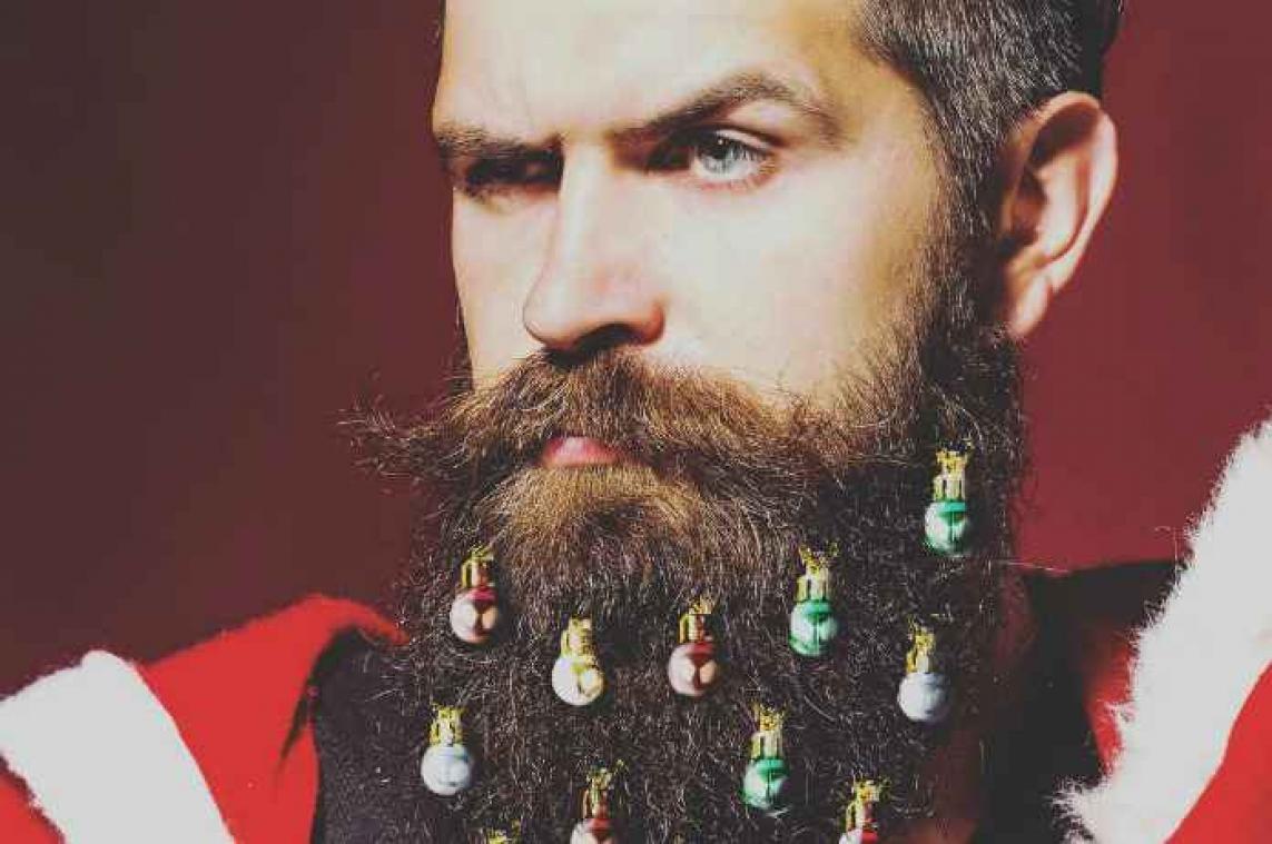 Ho ho hebben: kerstballen voor je baard