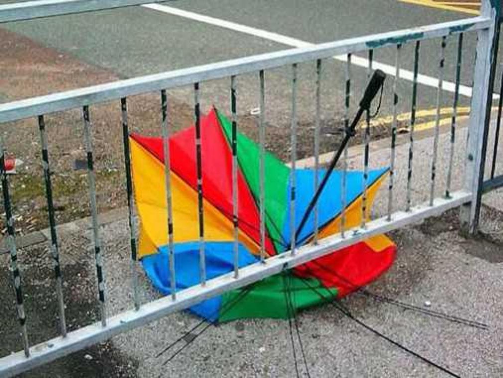 IN BEELD. Facebookpagina deelt tragische verhalen van verlaten paraplu's