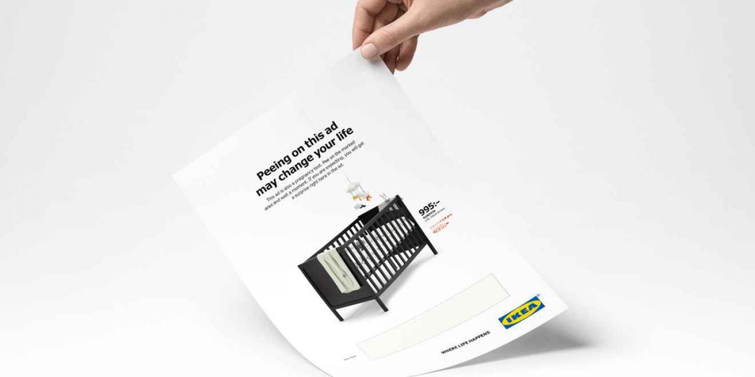 Ikea: "Plas op deze advertentie"