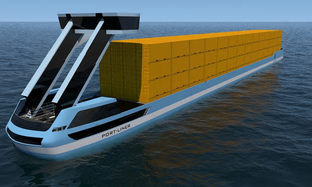Antwerpen verwelkomt elektrisch containerschip