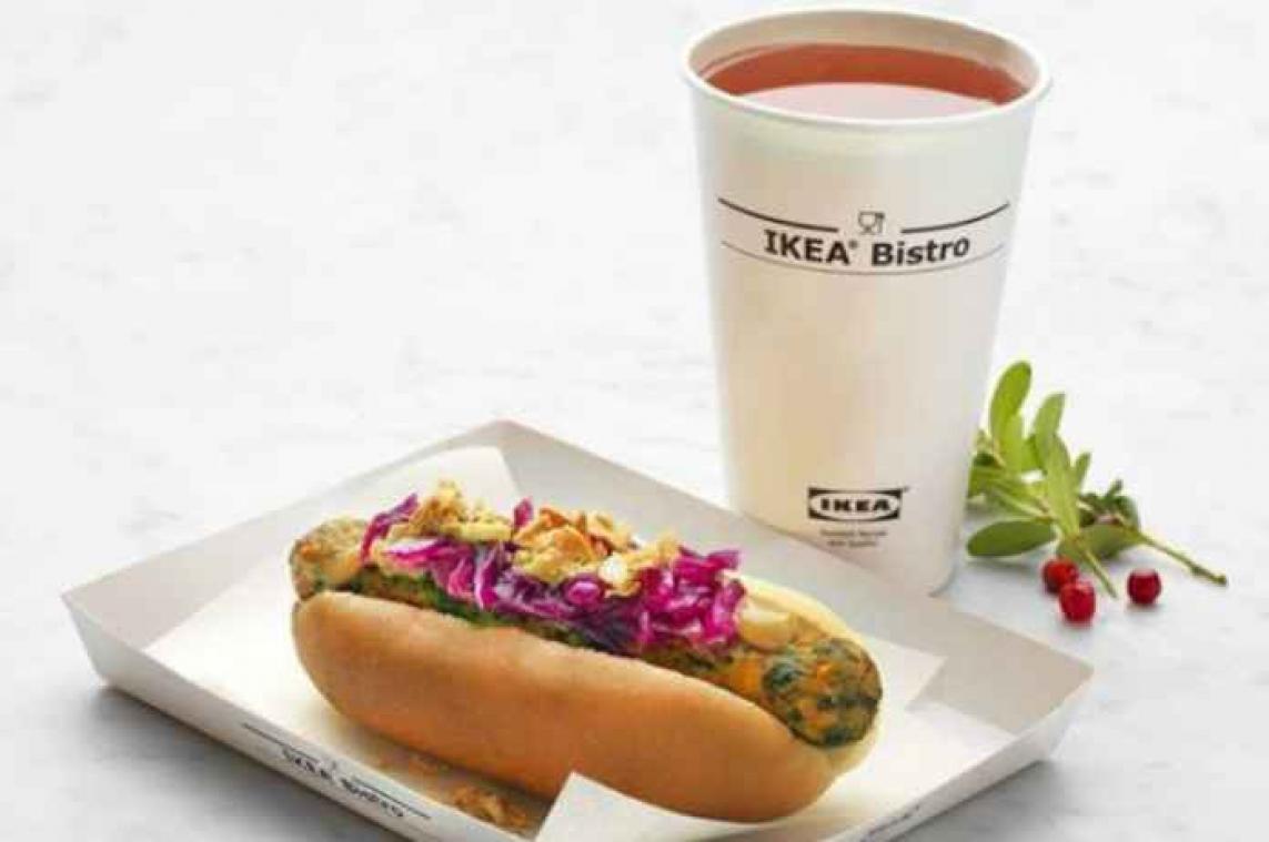Ikea komt met veganistische hotdog